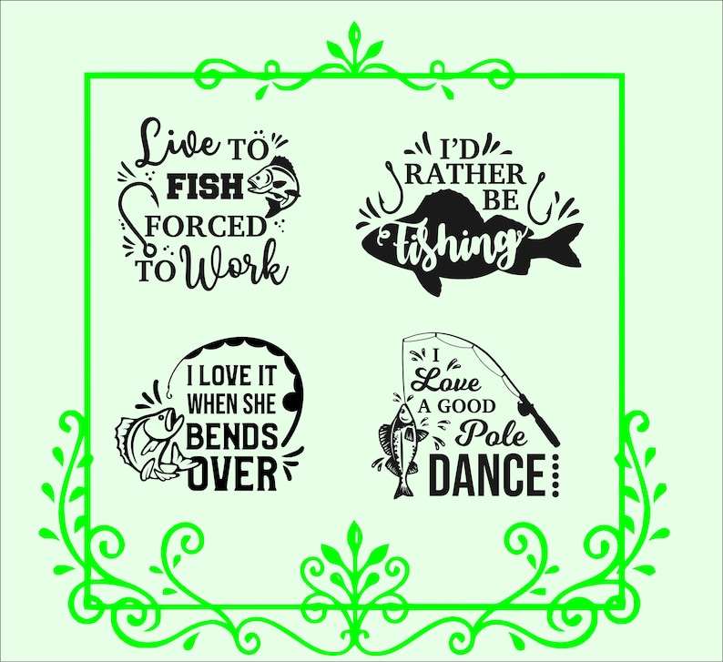25 Fishing SVG Bundle Hunting Fshing Svg Instant Download#6