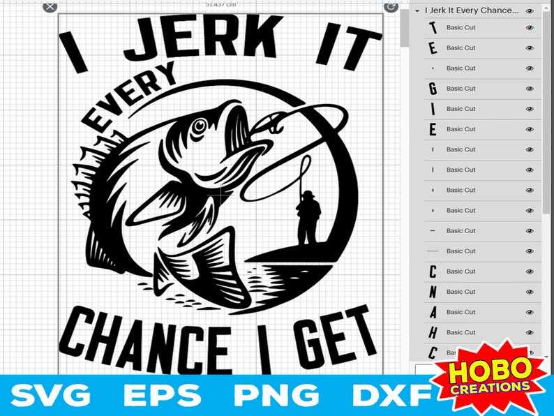 Bass Fishing SVG Funny Fishing SVG Cricut Cut File Digital Download#4