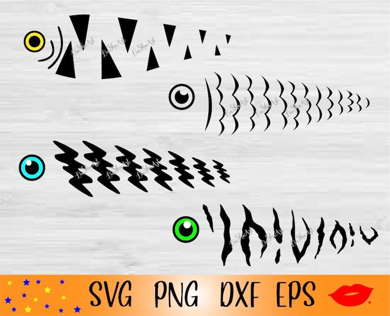 Fishing Lure Bundle SVG Fishing Lure Pattern SVG Files for Silhouette#4