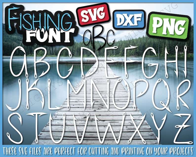 Fishing Bundle SVG Fishing SVG Cut Files For Cricut Silhouette#8