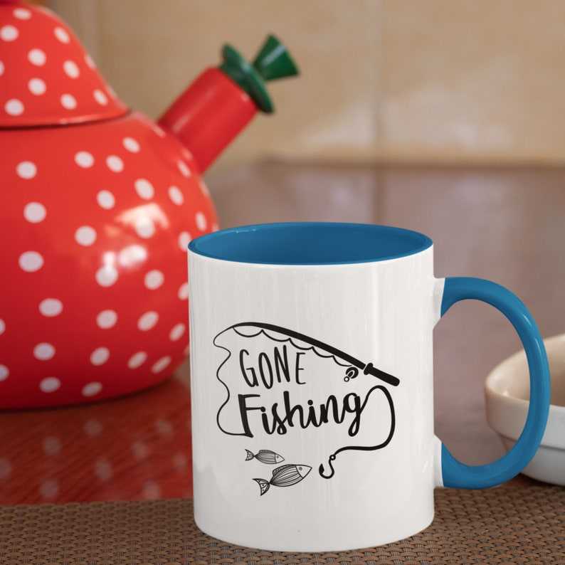 Gone Fishing Pole SVG  Fishing Rod Design SVG#6