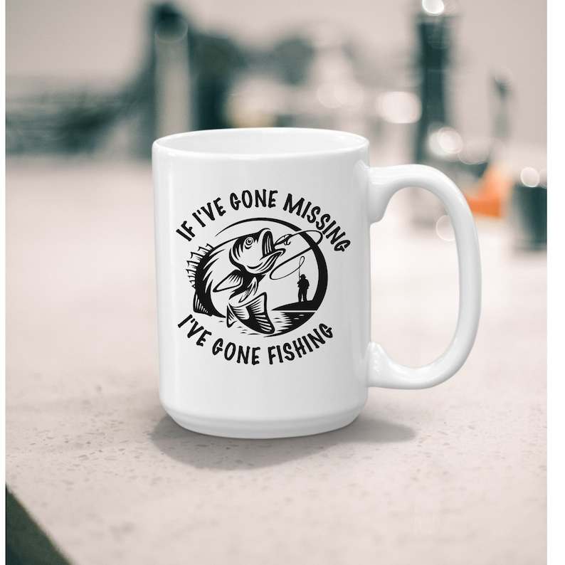 If I've gone missing I've gone Fishing SVG Fathers Day SVG Gift for Dad#4