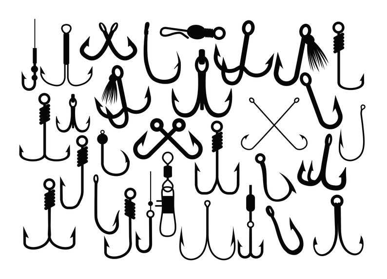 Fishing Hook SVG High Quality Perfect for your Design 