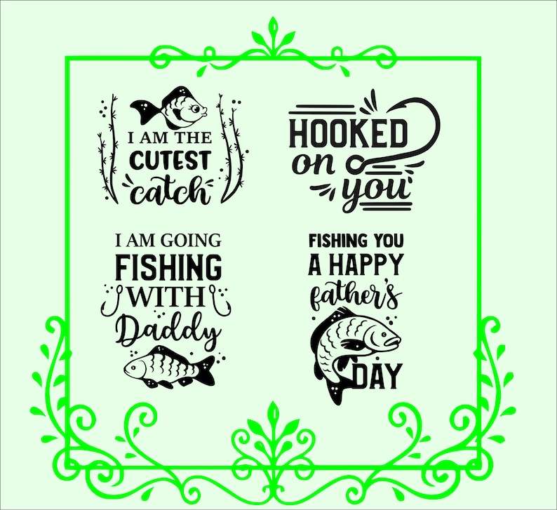 25 Fishing SVG Bundle Hunting Fshing Svg Instant Download#7