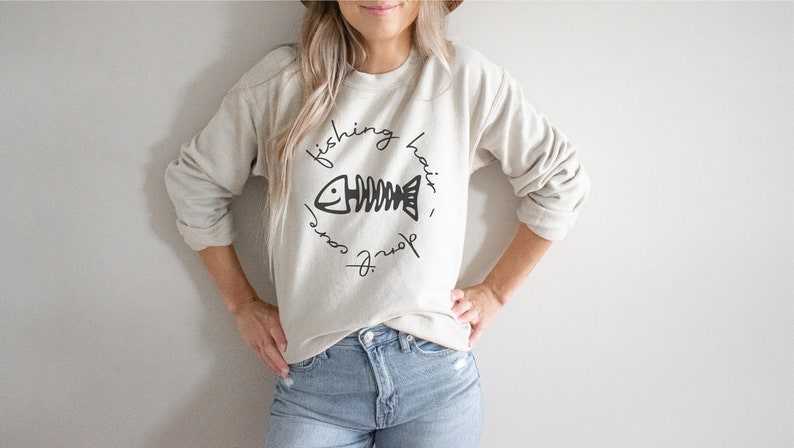 Fishing Hair Dont Care SVG Fishing SVG#3