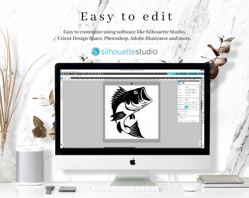 Fishing SVG Bass SVG Fishing clipart Bass Fish Cut File for Cricut#3