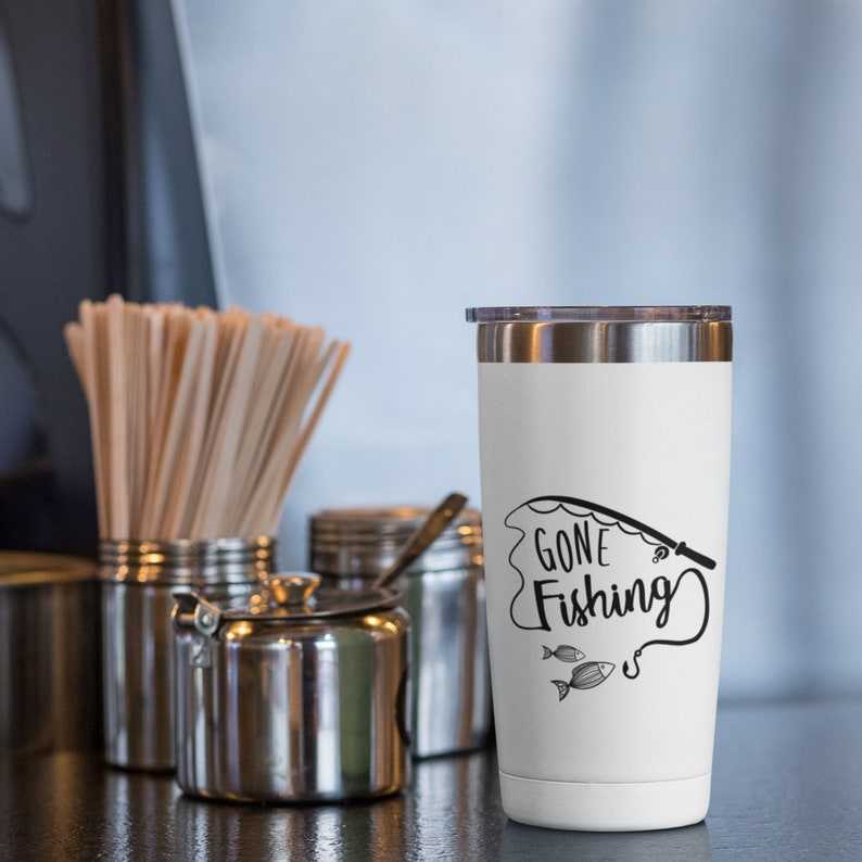 Gone Fishing Pole SVG  Fishing Rod Design SVG#9