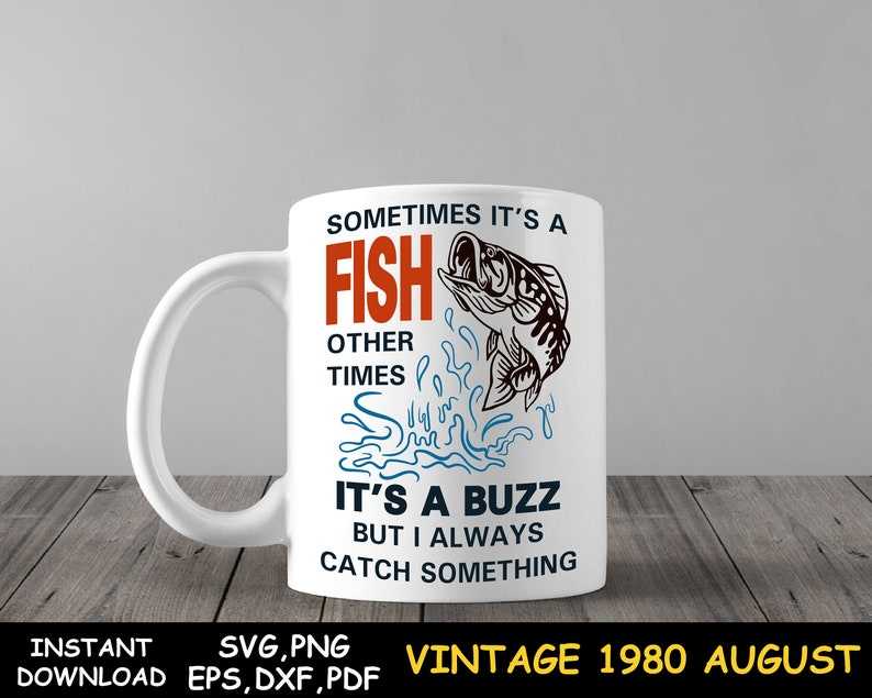 Funny Fishing SVG Perfect for Crafting & Design Projects