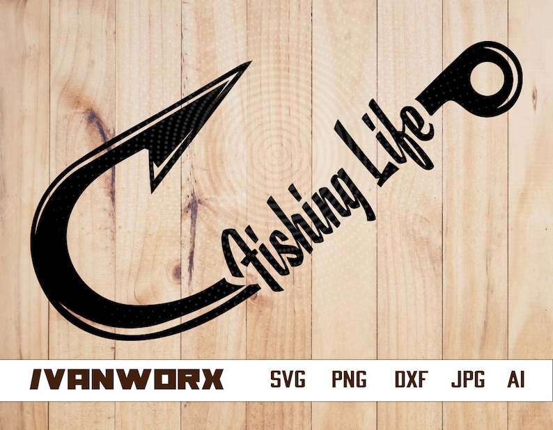 Fishing Hook SVG High Quality Perfect for your Design 
