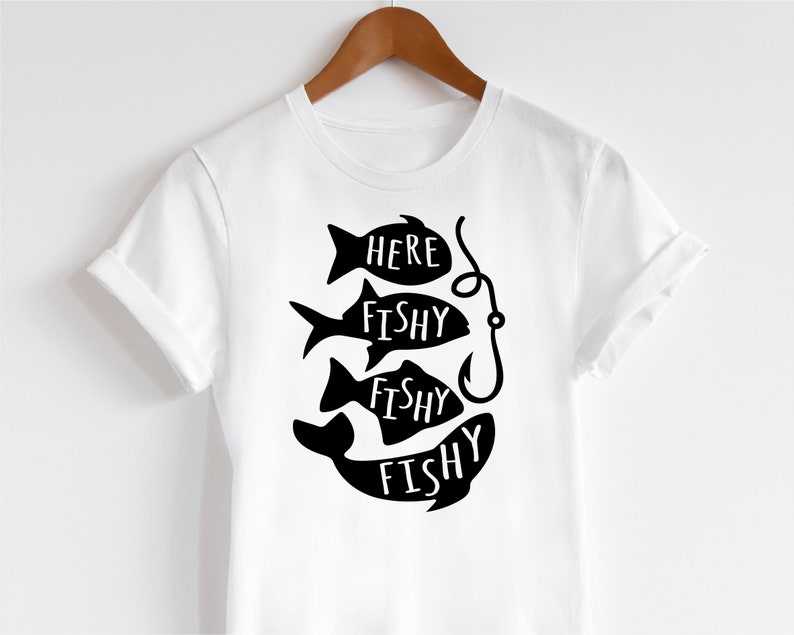 Here Fishy Fishy Fishy SVG Funny Fishing SVG#2