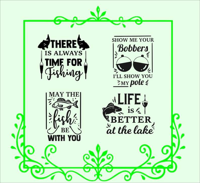 25 Fishing SVG Bundle Hunting Fshing Svg Instant Download#5