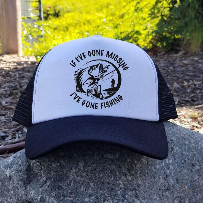 If I've gone missing I've gone Fishing SVG Fathers Day SVG Gift for Dad#3