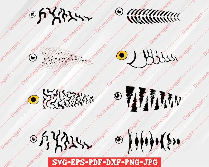 Fishing Lure SVG Bundle Fish Clipart Lure SVG Cut Files for Silhouette Cameo#3