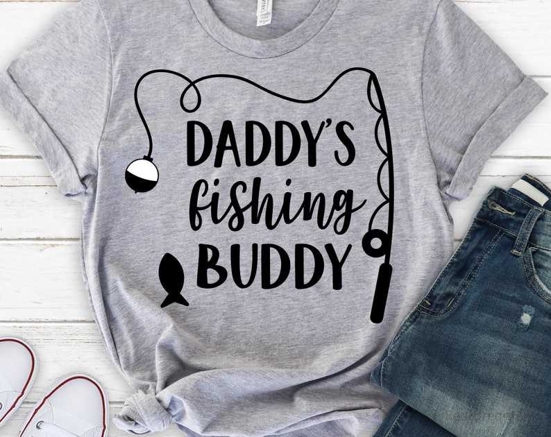 Daddy’s Fishing Buddy Svg Creativity and Fun Digital Download 