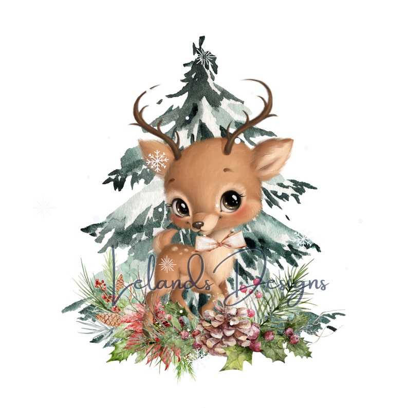 Christmas Deer SVG High Quality Perfect for your Design 