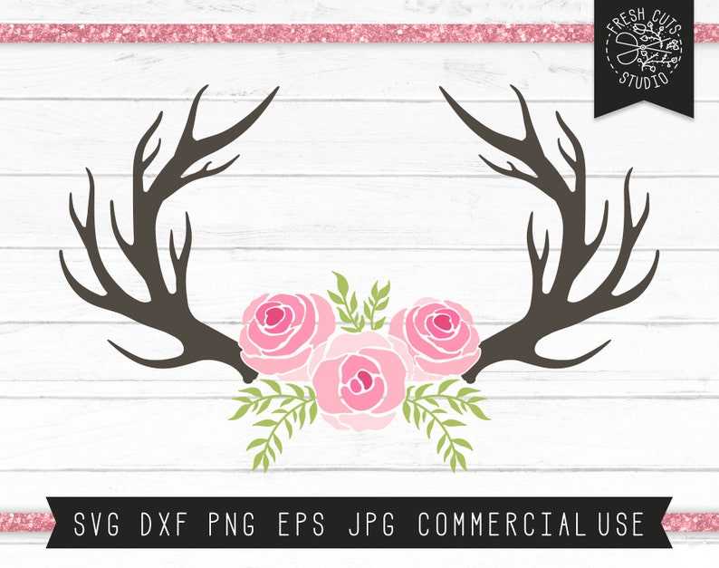 Deer Antler SVG