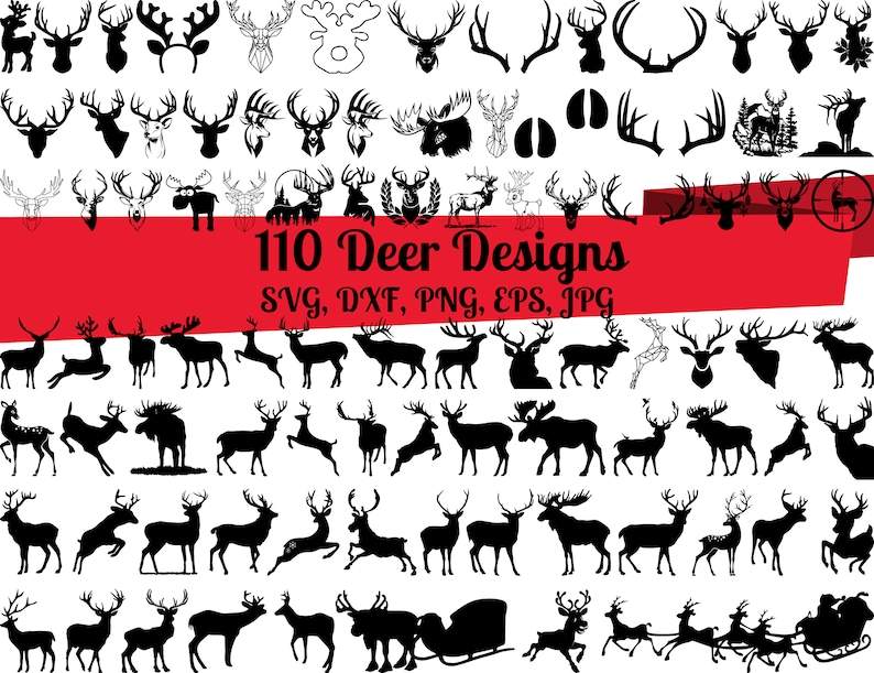 Deer Antler Svg Graphic by sweetsvg · Creative Fabrica