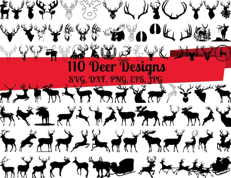 Deer Antler SVG High Quality Perfect for your Design 