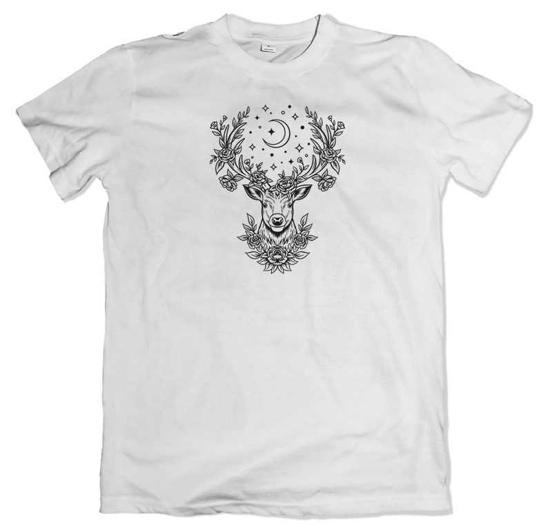 Deer With Flowers Svg, Deer Head Svg, Deer Clipart#3