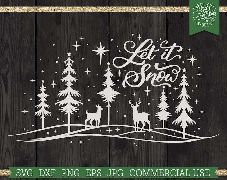 Christmas Deer SVG High Quality Perfect for your Design 