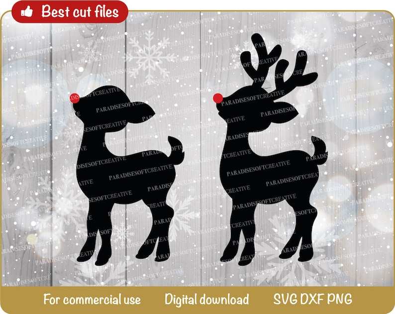 Christmas Deer SVG High Quality Perfect for your Design 