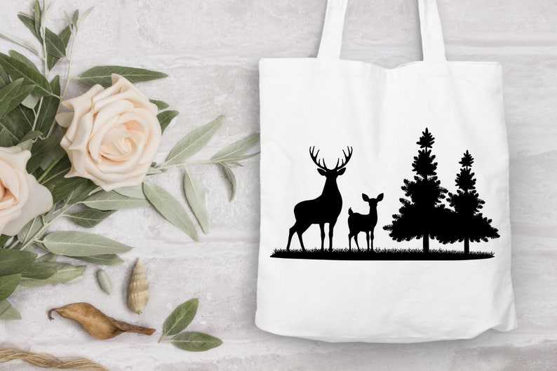 Deers Bundle SVG, Deer SVG Files for Silhouette & Cricut#5