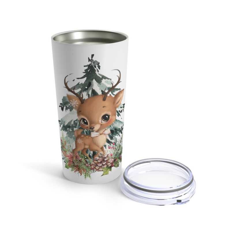 Reindeer Cheer Digital Image Download, Adorable Little Christmas Deer PNG#5