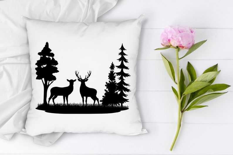 Deers Bundle SVG, Deer SVG Files for Silhouette & Cricut#4