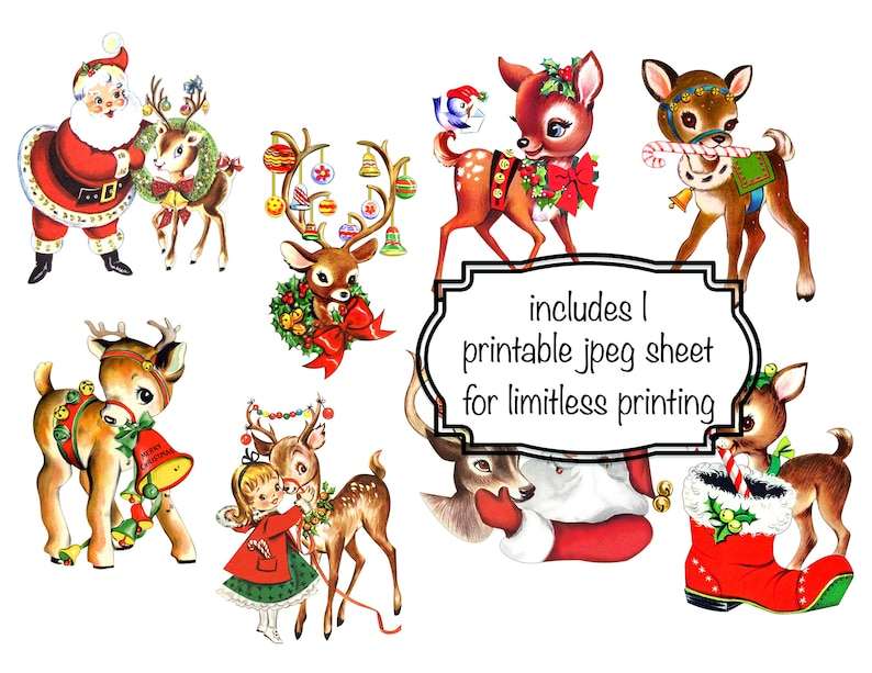Christmas Deer SVG High Quality Perfect for your Design