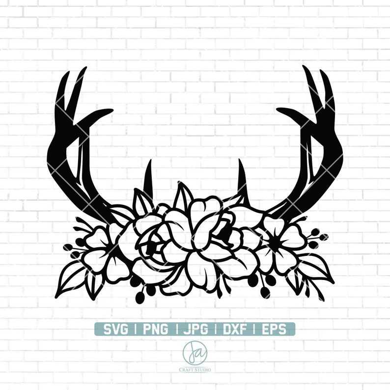 Deer Antler SVG High Quality Perfect for your Design 