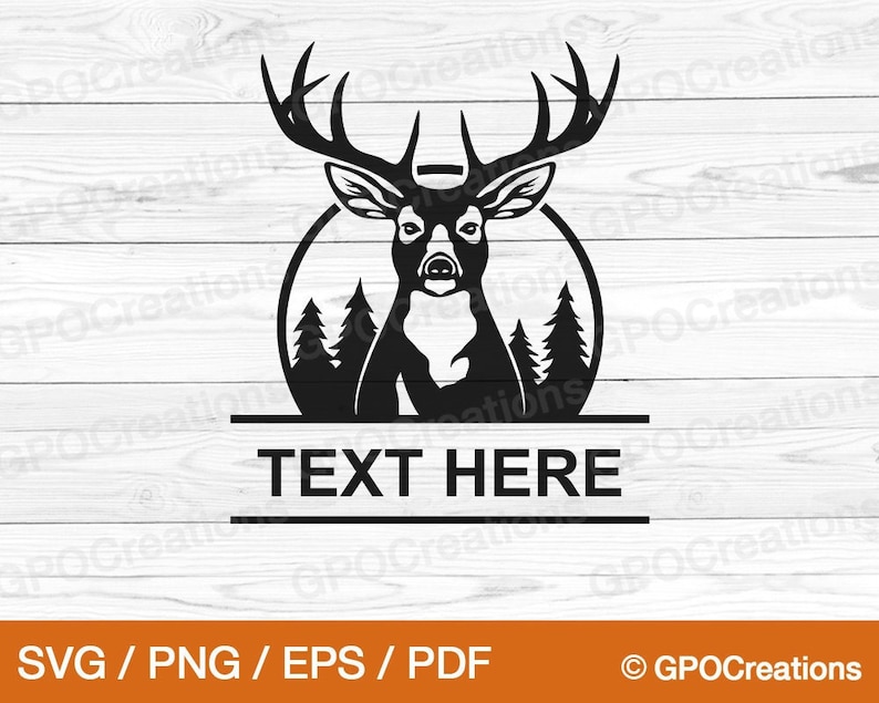 Deer Hunting Svg, Deer Head Svg, Deer Head Cut File