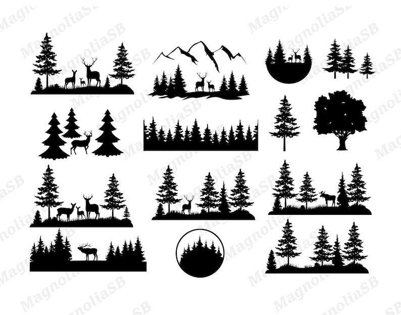 Deer Silhouette SVG High Quality Perfect for your Design
