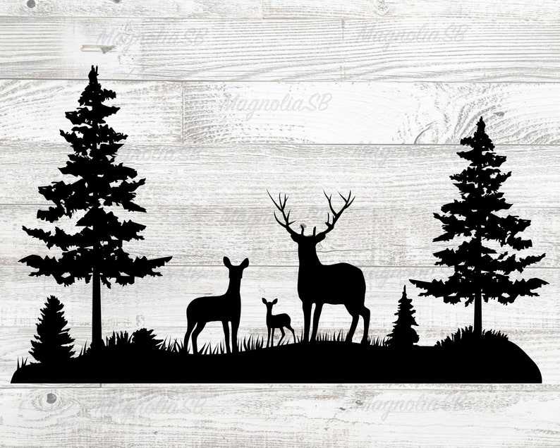 Deer Silhouette SVG High Quality Perfect for your Design 