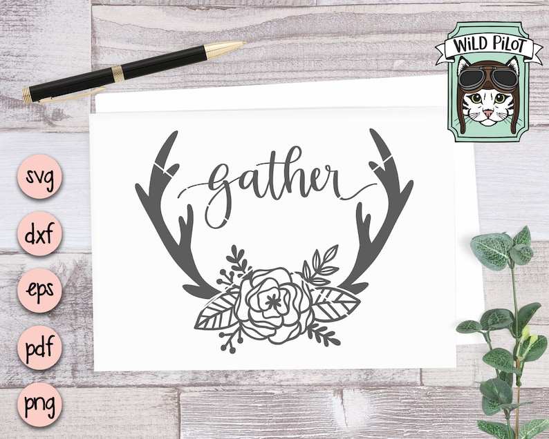 Deer Antler SVG High Quality Perfect for your Design