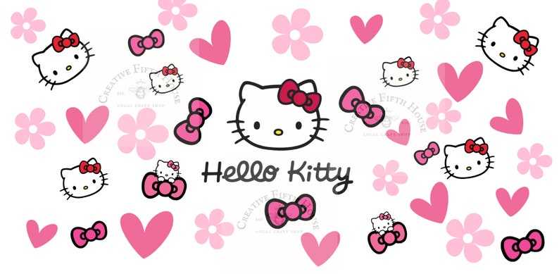 Nike x Hello Kitty Svg, Hello Kitty Svg, Valentine Day Svg