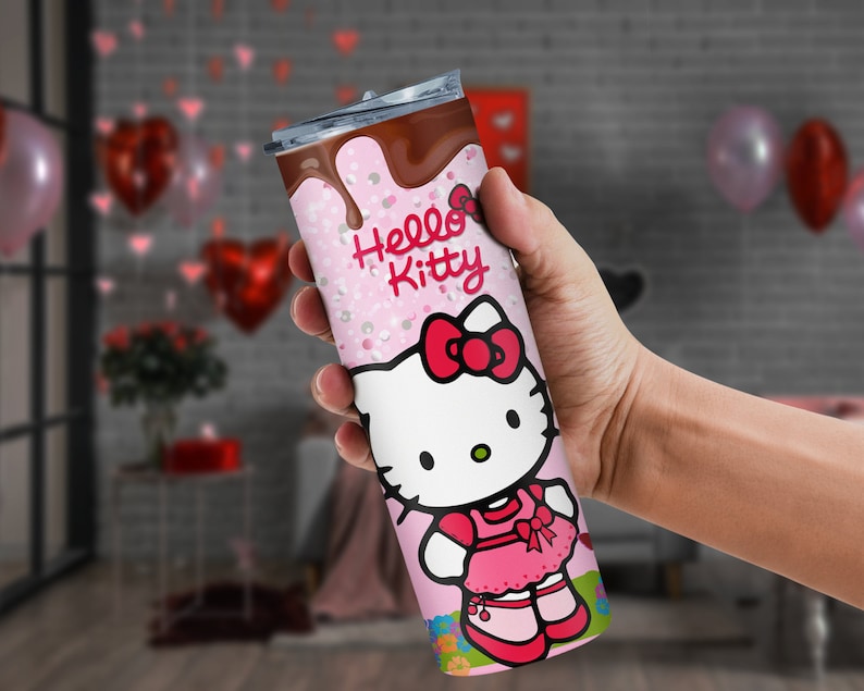 Hello Kitty Tumbler Wrap, Hello Kitty 20oz Skinny Tumbler, H