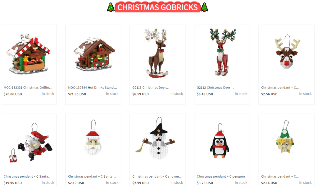 GOBRICKS Christmas Collection