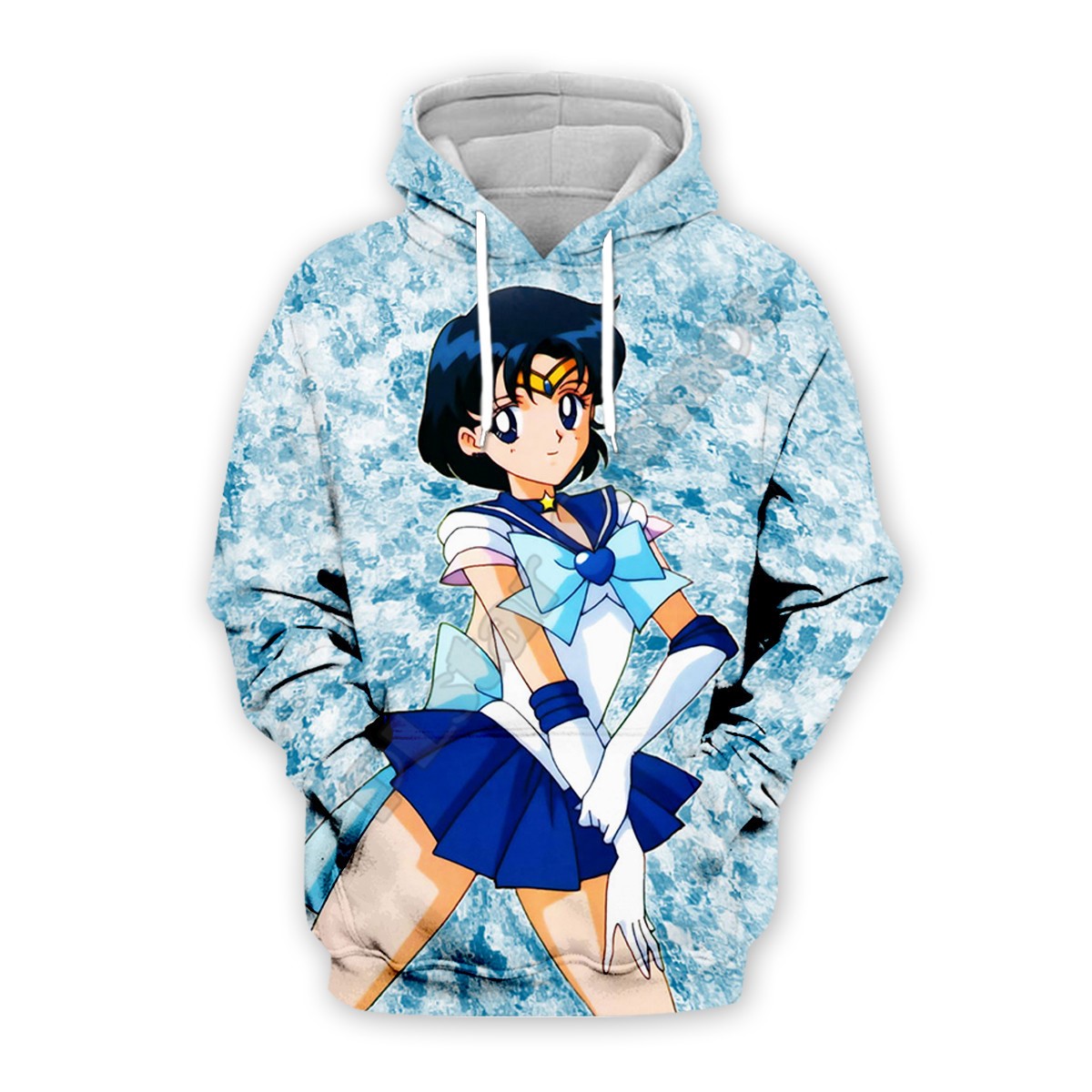 Sailor moon hoodie top mens