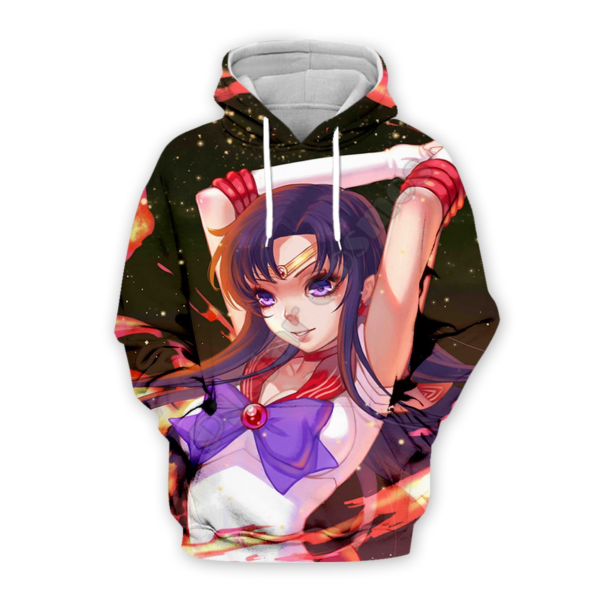 Sailor moon 2024 hoodie plus size