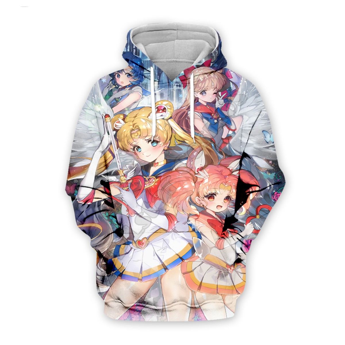 Sailor moon store hoodie plus size