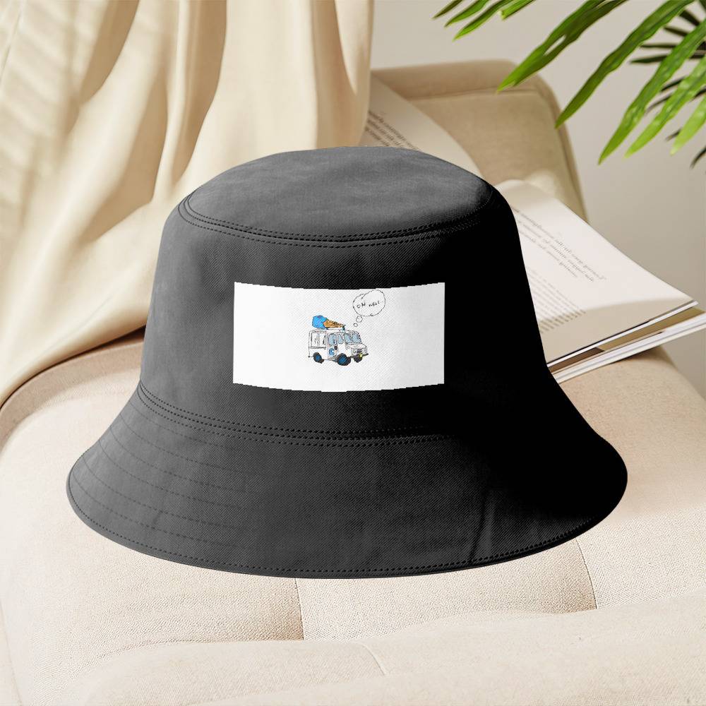 KNJ Flower Denim Bucket Hat