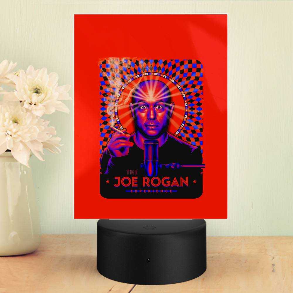 Joe Rogan Lamp Curiosity Killed The Cat by Joe Rogan Lamp with Plastic Base