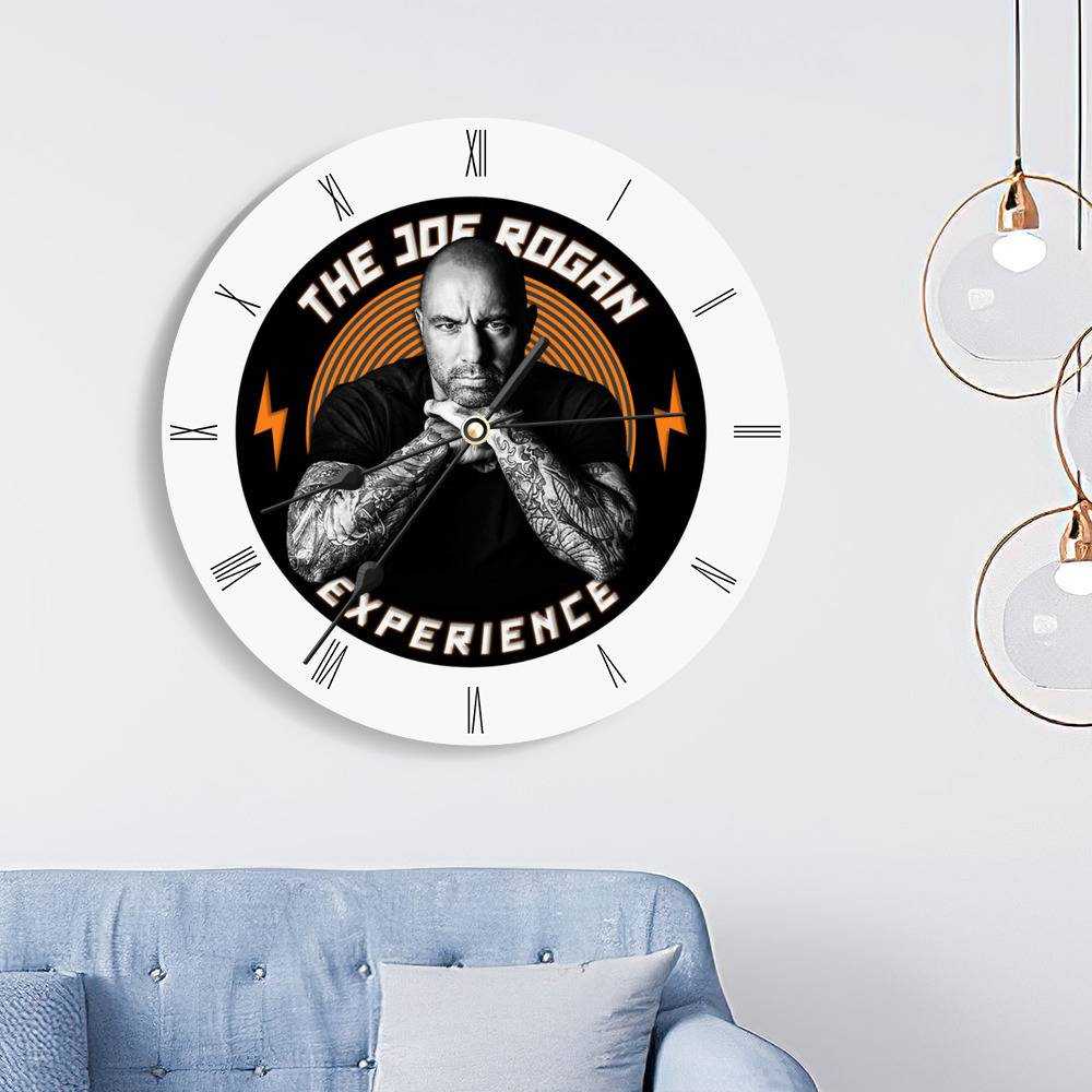 Joe Rogan Round Wall Clock Home Decor Wall Clock Gifts for Joe Rogan Fans Joe Rogan Experience Podcast Wall Clock