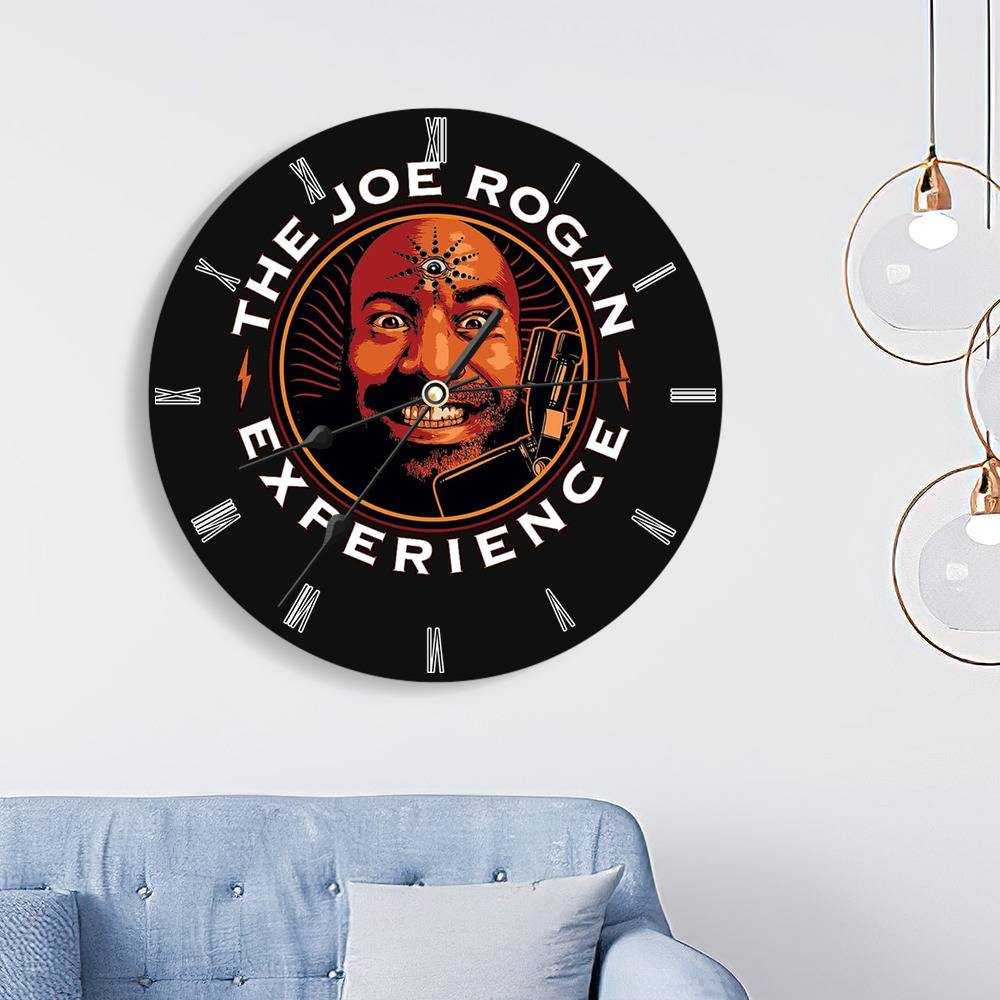 Joe Rogan Round Wall Clock Home Decor Wall Clock Gifts for Joe Rogan Fans Experience Wall Clock