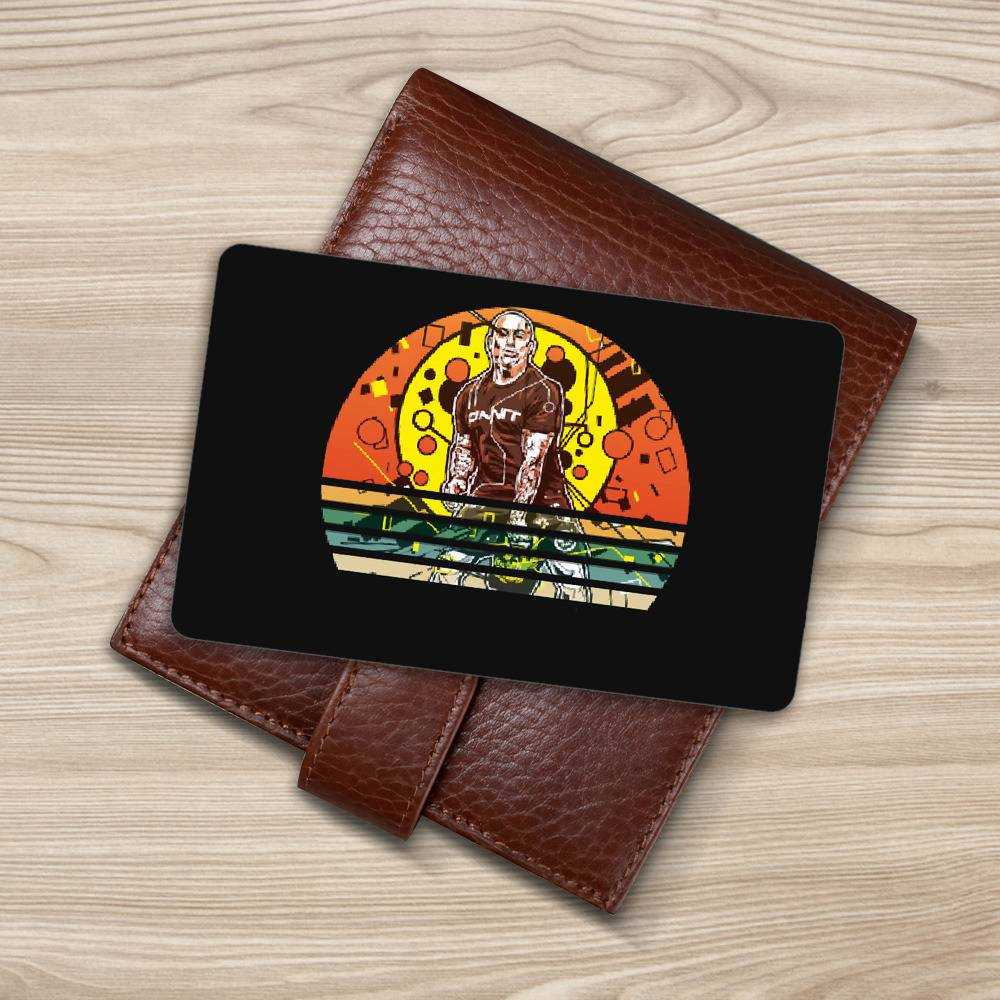 Joe Rogan Wallet Card Vintage Retro Sunset Wallet Insert Card