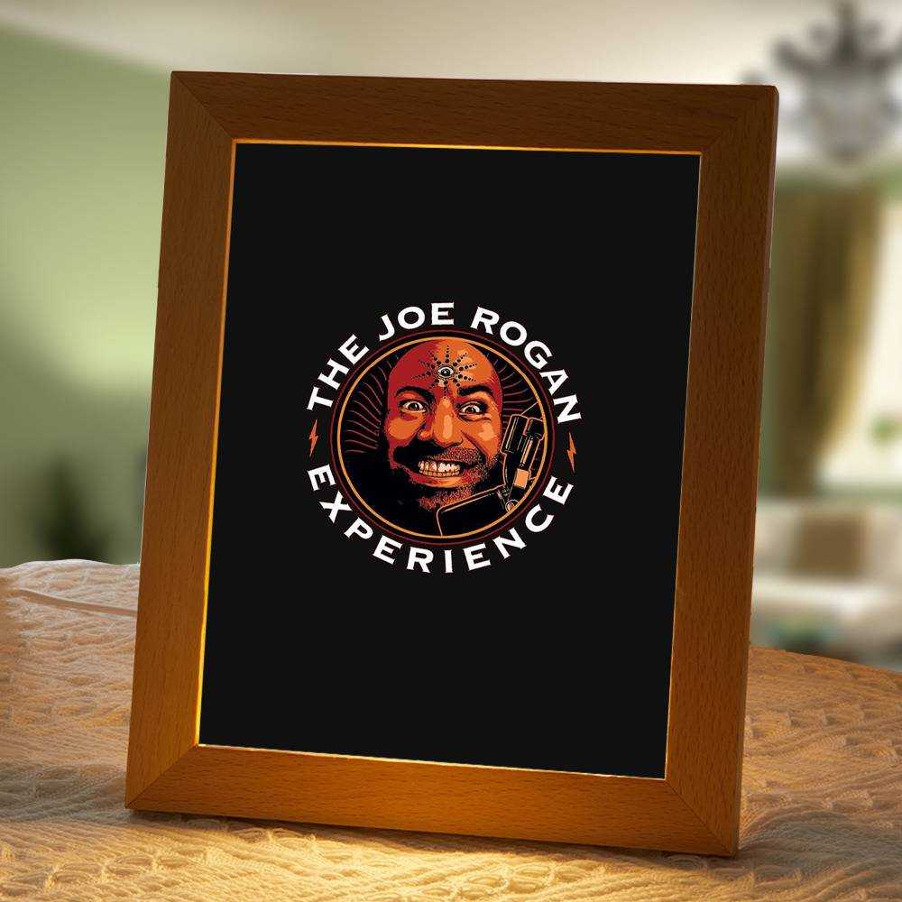 Joe Rogan Lamp Classic Night Light Experience by Joe Rogan Lamp with Wooden Frame