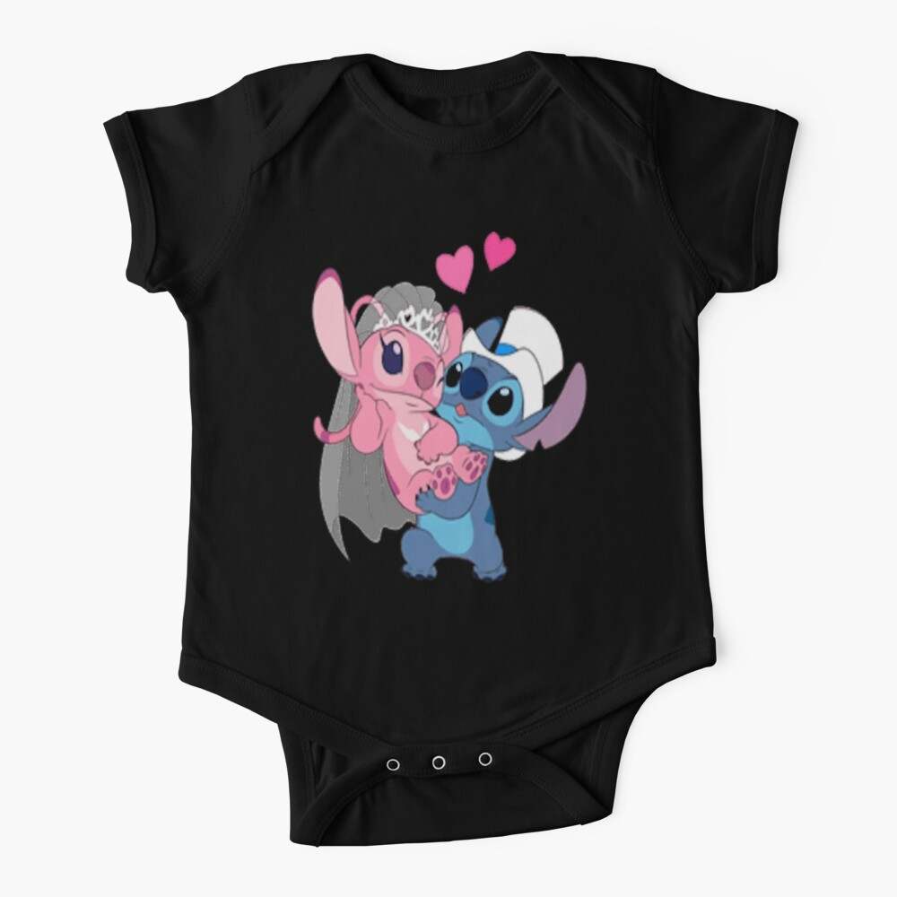 Pink stitch onesie online baby