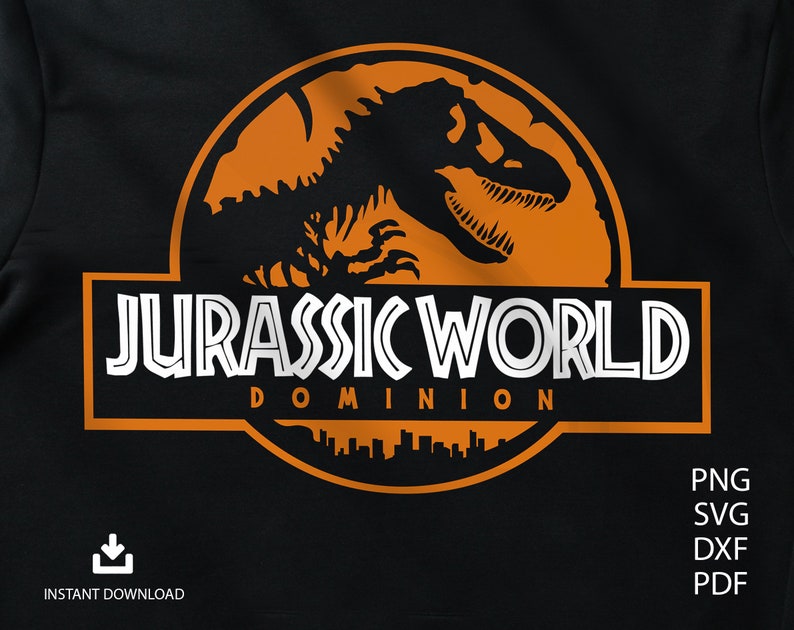 Buy Jurassic Parkjurassic World Blank Logo SVG PNG Cut Fileinstant Download  Online in India - Etsy