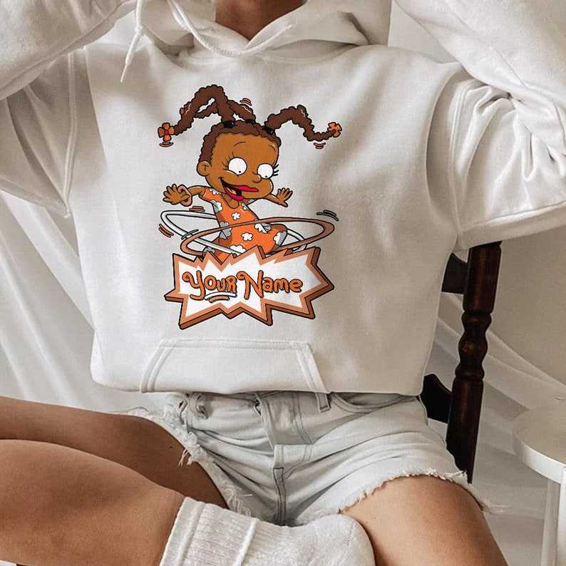 Rugrats crop 2024 top hoodie