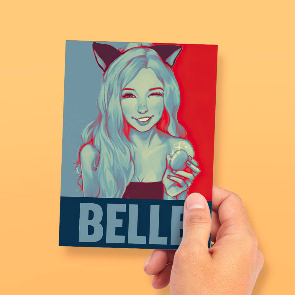 Belle Delphine. Greeting Card for Sale by joe2